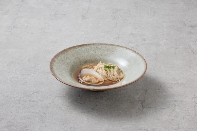 三輪素麺　出汁　蛤